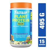 1 - Fast & Up Plant Protein with Herbs & Multivitamins for Men,  Creamy Vanilla  1.09 lb 