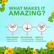 5 - Big Muscles Hair Vitamins with DHT Blocker & Omega-3,  160 g  Orange 