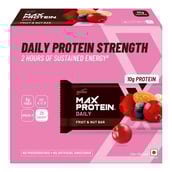1 - RiteBite Max Protein Daily Bar (10g Protein),  6 bar(s)  Fruit & Nut 