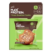 1 - RiteBite Max Protein Cookies,  6 Piece(s)/Pack  Nuts & Seeds 