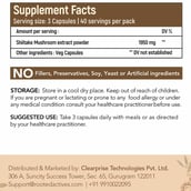 supplement - Rooted Active Naturals Shiitake Mushroom,  120 capsules 