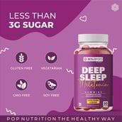 5 - Boldfit Deep Sleep Melatonin - Strawberry Flavour,  30 gummies 