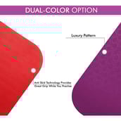 4 - Boldfit Pro Grip Yoga Mat,  Red & Purple  6 mm 