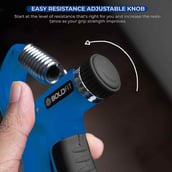 2 - Boldfit Adjustable Hand Grip Strengthener,  Black Blue 