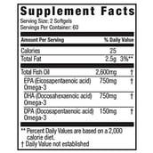 4 - JYM Supplement Science Omega 3,  120 softgels 