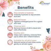 4 - Dr. Morepen Pure & Natural Rose Water,  120 ml  for All Types of Skin 