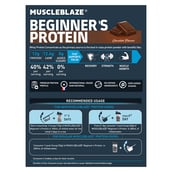 MuscleBlaze Beginner's Protein 2.2 lb Chocolate - Pack of 2