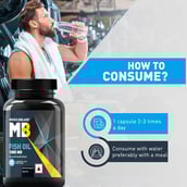 9 - MuscleBlaze Fish Oil (1000 mg) OP, 30 capsules