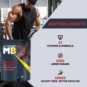 5 - MuscleBlaze Weight Gainer with Added Digezyme,  2.2 lb  Banana