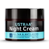 1 - Ustraa Night Cream,  50 g  De-tan and Anti-aging 