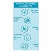 4 - MuscleBlaze Natural Peanut Butter Unsweetened,  0.750 kg  Crunchy 