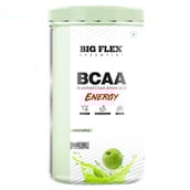 1 - Big Flex Essential BCAA Energy,  1.1 lb  62 Servings  Green Apple 