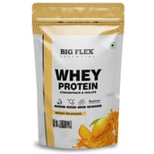 1 - Big Flex Essential Whey Protein Concentrate & Isolate,  2.2 lb  Mango Milkshake 