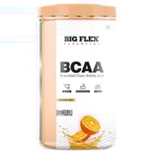 1 - Big Flex Essential BCAA,  0.55 lb  31 Servings  Orange Fizz 