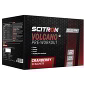 1 - Scitron Valcano Pre Workout,  30 sachets/pack  Cranberry 