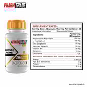4 - Pharmgrade Snooze Prime ZMA Gold,  60 capsules  Unflavored + Healthy Living Zinc 60 Tabs Free 