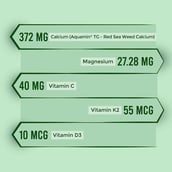 6 - bGREEN Plant Based All Natural Calcium by MuscleBlaze, 60 capsules Unflavoured