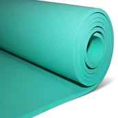 2 - MuscleXP EVA Yoga Mat with Carrying Strap,  Sea Green  6 mm 