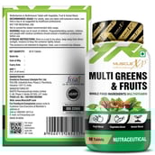 9 - MuscleXP Multi Greens & Fruits,  60 tablet(s)  Unflavoured 