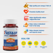 3 - Fast & Up Omega 3 Essentials,  60 softgels 