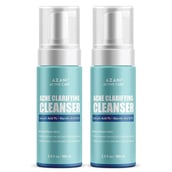 1 - Azani Active Care Acne Clarifying Cleanser,  100 ml  with Salicylic Acid 1% + Glycolic Acid 0.5% (Pack of 2) 