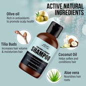 3 - Azani Active Care Tilia Buds & Coconut Shampoo,  200 ml  Nourishing and Hydrating (Pack of 3) 