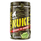 Big Flex Nuke Pre Workout,  0.88 lb  Green Apple 