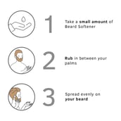 6 - Ustraa Beard Softener Woody,  100 g  for Healthy Growth 