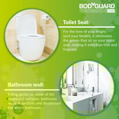 4 - BodyGuard Multiprotect Disinfectant Spray,  Fruity Floral  100 ml  Kills 99.9% of Germs 