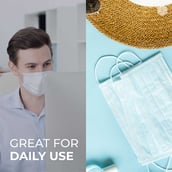 4 - Boldfit Surgical Masks, Blue (Pack of 20)