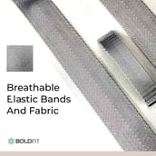 4 - Boldfit Posture Corrector,  White and Grey  Small 