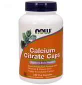 Now Calcium Citrate Caps,  240 capsules  Unflavoured 