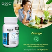 6 - GHC L Arginine 500 mg,  90 capsules 
