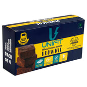 4 - UNIFIT Whey Protein Isolate Brownie,  Chocolate  300 g 