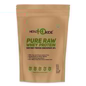 Health Oxide Pure Raw Whey Protein,  2.2 lb  Unflavoured with free Shaker 