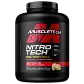 1 - MuscleTech Nitrotech 100% Whey Gold,  5.53 lb  French Vanilla Creme 