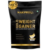 1 - Nakpro Gold Weight Gainer,  2.2 lb  Banana (Pack of 2) 