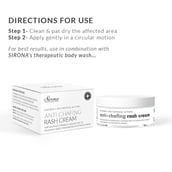 5 - Sirona Anti Chafing Rash Cream,  25 g  for Rashes & Soreness, Sweat or rubbing In Intimate Areas 