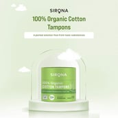 2 - Sirona 100% Organic Cotton Tampons,  18 Piece(s)/Pack  for Heavy Flow 