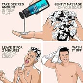 7 - Ustraa Hair Vitalizer Shampoo,  250 ml  for All Type Hair 