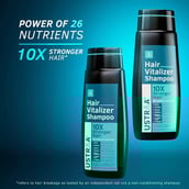 4 - Ustraa Hair Vitalizer Shampoo,  250 ml  for All Type Hair 