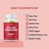 6 - Azani Active Nutrition Apple Cider Vinegar,  30 gummies  Green Apple (Pack of 2) 