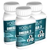 1 - Vogue Wellness Omega 3 - Pack of 3,  60 softgels 