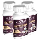 1 - Vogue Wellness Daily Multivitamin,  60 softgels  Unflavoured (Pack of 3) 