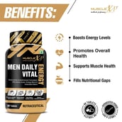 6 - MuscleXP Men Daily Vital Energy,  60 tablet(s)  Unflavoured Pack of 2 