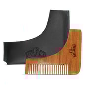 4 - Man Arden L Shaped Beard Comb with Faux Leather Pouch,  1 Piece(s)/Pack  for All Types of Beard 