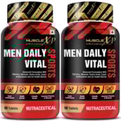 1 - MuscleXP Men Daily Sports MultiVitamin,  60 tablet(s)  Unflavoured Pack of 2 