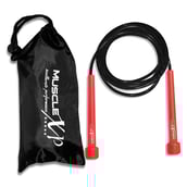 1 - MuscleXP Skipping Rope,  Red & Black  Free Size 