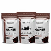 1 - Big Flex Essential Mass Gainer,  2.2 lb  Chocolate Pack of 3 