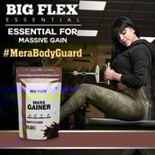 6 - Big Flex Essential Mass Gainer,  2.2 lb  Chocolate Pack of 3 
